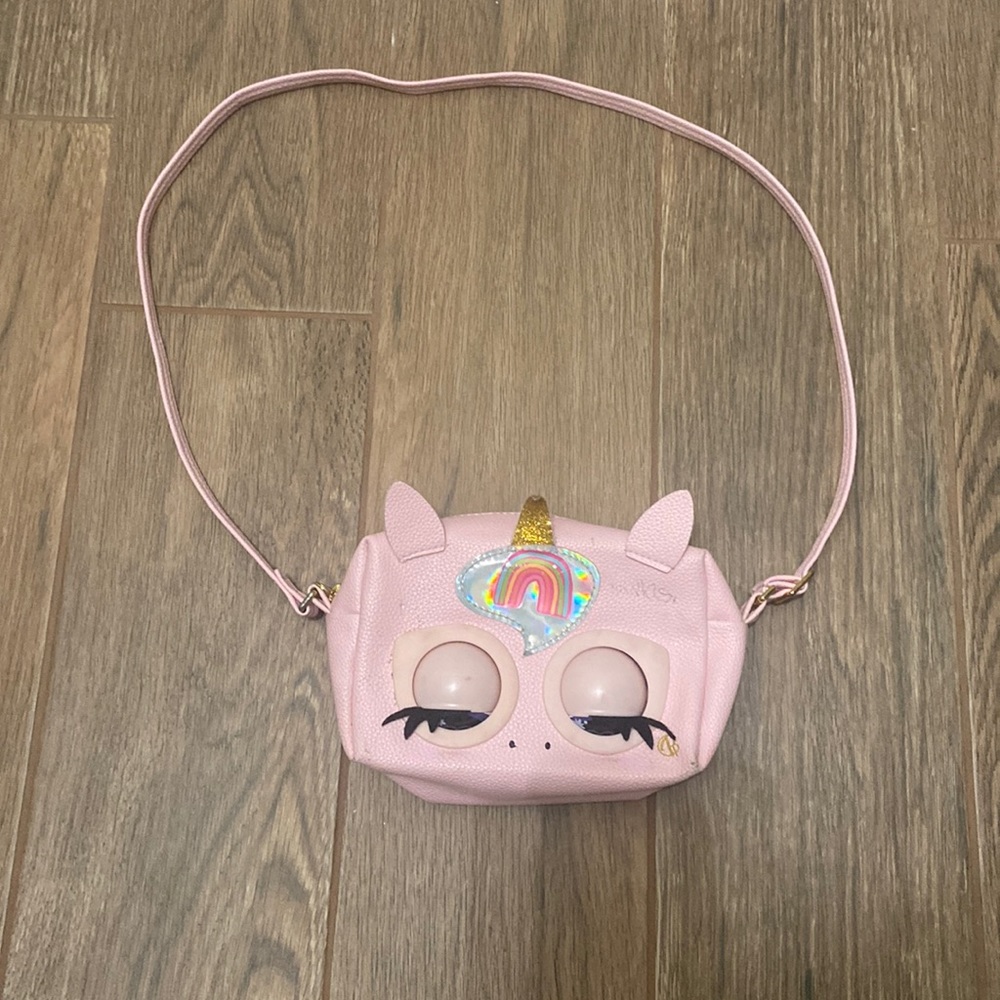 🧡 girl’s glamicorn unicorn interactive purse pet